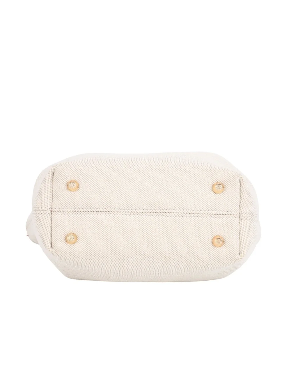 Canvas Mini Tote Bag with PU Leather Trim